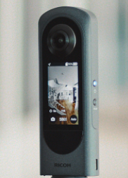 RICOH THETA X on tripod