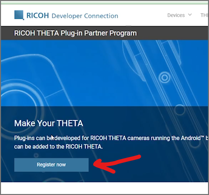 THETA plug-in registration