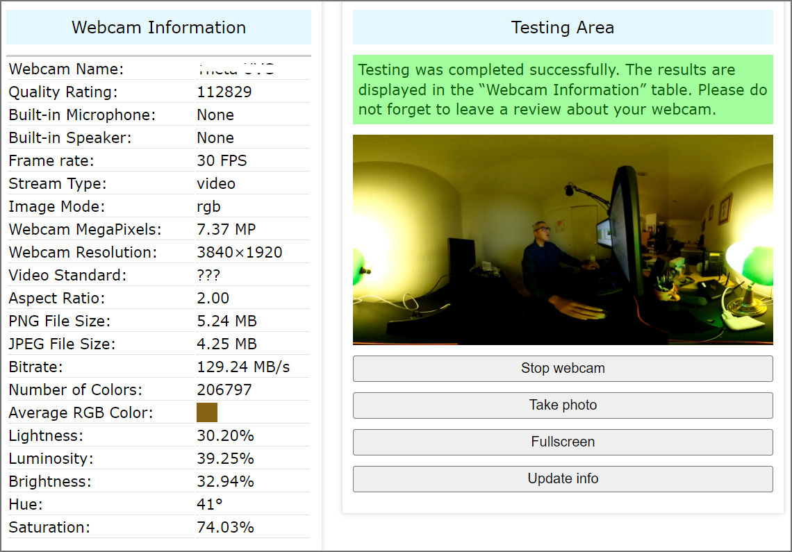 RICOH THETA Live Streaming