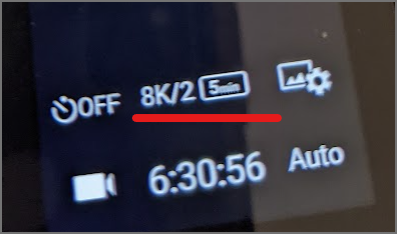 Inspecting 8K 2fps  video on  a Mac – Initial Notes